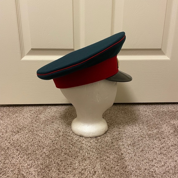 RUSSIAN USSR SOVIET MILITARY UNIFORM VISOR HAT Vintage‎ - Picture 5 of 6